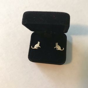 Cat earrings